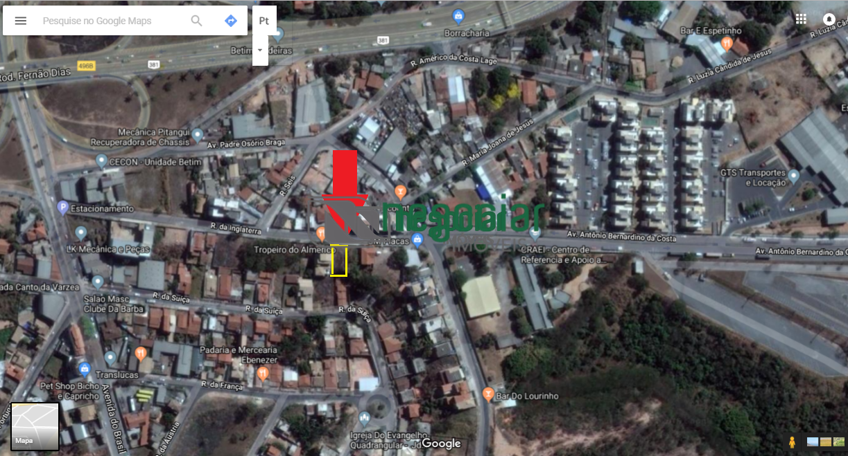 Lote no bairro Jardim Casa Branca Betim: 